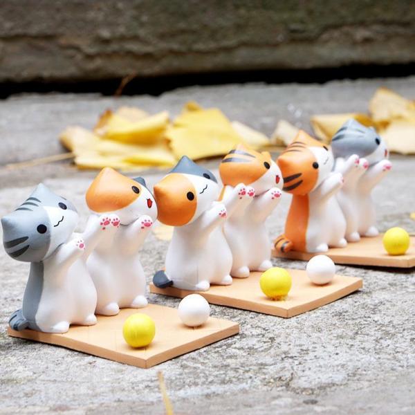 スマホスタンド かわいい おしゃれ 猫 ネコ 茶トラ サバトラ 寝ながら 可愛い iPhone android iPad アイフォン アンドロイド