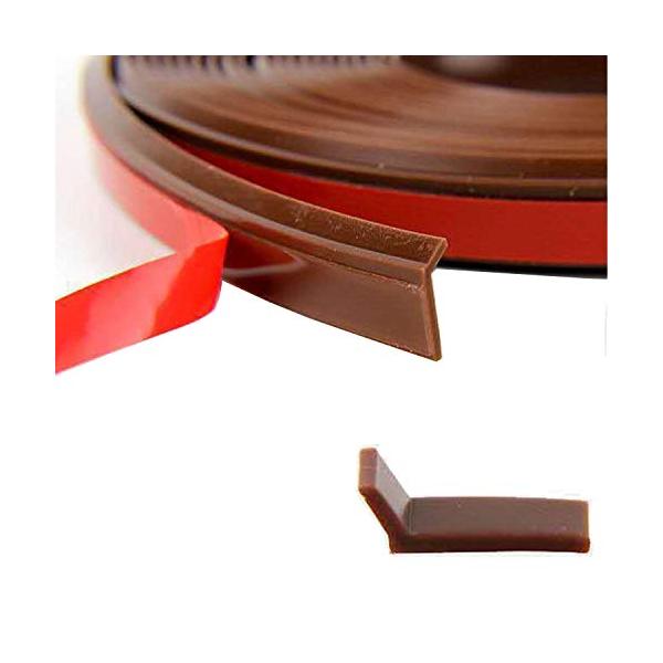 ブラウン/10mm*1mm*6M/-・パッケージ個数:1・材質AMXIKIN-当社の製品は、耐摩耗性、耐熱性、弾力性に優れた高密度シリコーン素材で作られています。（接着剤の接着力は時間とともに増加します）・防音テープ隙間を埋める事で、ドアの...