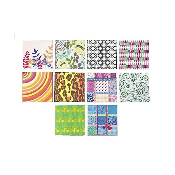 混合カラー/３３ｃｍ×３３ｃｍ/-・サイズ　３３ｃｍ×３３ｃｍ・10種類　各1枚入　　合計10枚・デコパージュなど自宅クラフトにも使えます