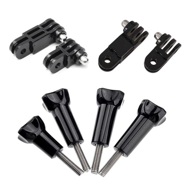 ブラック/-/-・パッケージ内容：2ｘ長いピボットアーム、2ｘ短いピボットアーム、4ｘネジ。ネジが付属しすぐにご利用できます。・軽量：プラスチック材質で軽いだけでなく、丈夫になって折れにくいです。・特徴：アームを延長して高さを調整し、違う高...