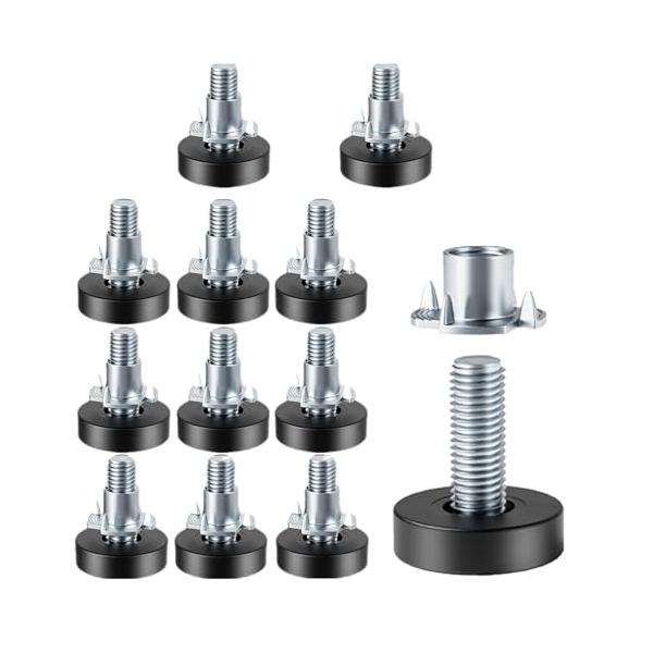 スタイル12個/-/ustgus・Color:12個・製品仕様家具脚レベラー*12個入り。テーブル、椅子、キャビネットなどの家具を安定させ、グラつきを防ぎます。・特徴環境に優しく、無臭、耐摩耗性、防水性、滑り止め、頑丈で耐久性があり、耐用年...