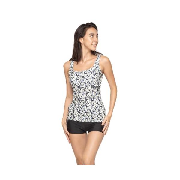 ロキシー タンキニセット LOOK UP レディース BLU