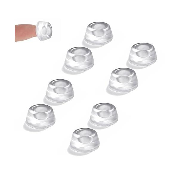 透明/-/tao-84・1. 多機能使用：このシリコン緩衝パッドは、ドアストッパー、引き戸、家具脚パッドなど、多くのシーンで使用できます。特に小さなお子様のいる家庭での安全対策に最適です。・2. 高品質保護：ドアの衝撃音、防止壁の傷、耐震保...