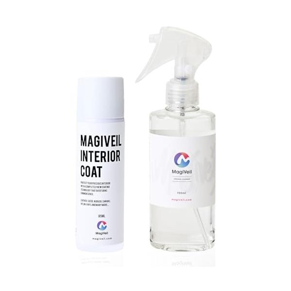 ［MagiVeil］マジベル強力防汚・防塵・耐傷×瞬間クリーニングマジベルインテリアコート スプレータイプ85ml／メンテナンスクリーナー150