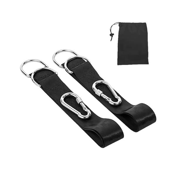 ブラック/L/YT654・Color:ブラック・セット内容ブランコハンモック固定用ベルト×2、安全ロック付き カラビナ 2個、専用収納バック×1・材質高品質高密度なポリエステル素材のブランコ用ストラップ 、濡れに強く。過酷な冬や過酷な夏でも...