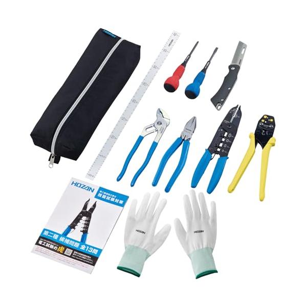 工具一式 電気工事士技能試験工具セット 基本工具一式+P-958VVFストリッパー+