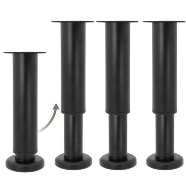 ブラック/18-30CM/chgj825・Size:18-30CMColor:ブラック・パッケージ内容4個セット・素材冷間圧延鋼+PP・高品質素材4つセットで、400kgの重さに耐えることができます。高品質の冷間圧延鋼で作られ、表面は複数の...