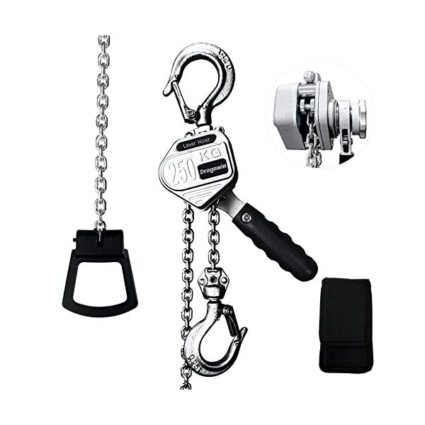 アルミ製レバーホイスト/0.25T 1.5M/-・Size:0.25T 1.5MColor:アルミ製レバーホイスト・パッケージ個数:1・サイズ定格荷重:0.25ton　標準揚程:1.5m　手動力:260N　重量:2kg・耐久性合金鋼材質G8...