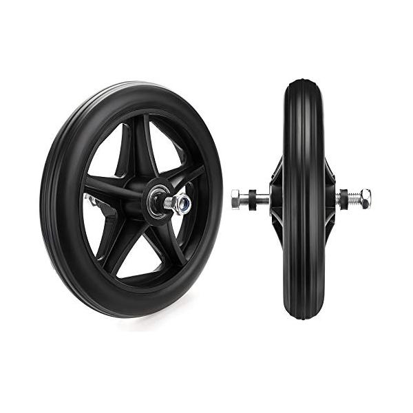 ブラック/6インチ/-・Size:6インチColor:ブラックNumberOfItems:2・多用途：この15cmのホイールはほとんどの車椅子の前輪として使用でき、移動補助具としても使用でき、幅広い用途に使用できます。・高品質ゴム：車椅子の...