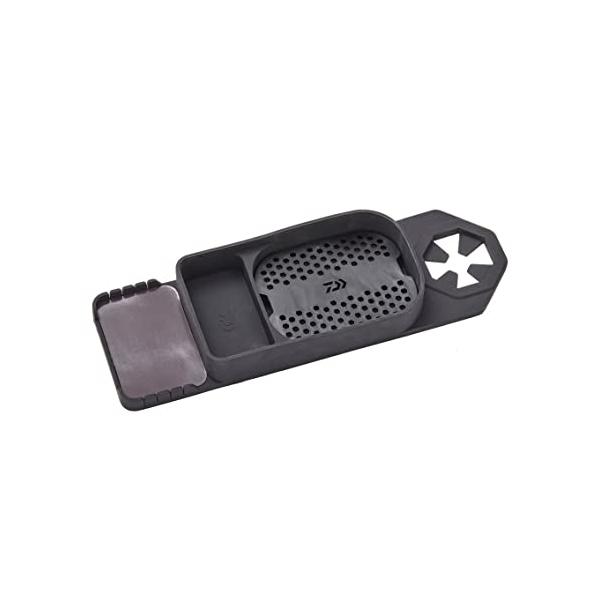 他サイト： ダイワDAIWA トレイ チョイ置き船べりトレイCブラックの商品画像