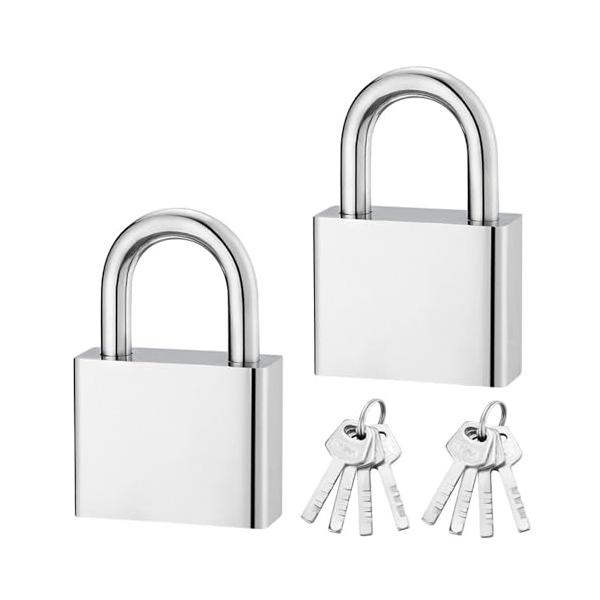 シルバー/-/GLOWZEN-WT044-3・1.用途：このステンレス製ショートハンドル南京錠は、バックパック、ブリーフケース、タックルボックス、ロッカーや収納ロック、物置、作業場やガレージ、収納キャビネット、ツールボックスなどに使用できま...