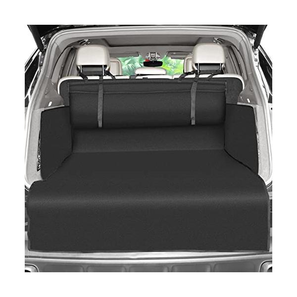 他サイト： KYG トランクシート 汎用品 大容量ポケット付き トランクマット カー用品 防水 汚れに強い 取り付け簡単 折り畳み式 小中型車用 SUV用の商品画像