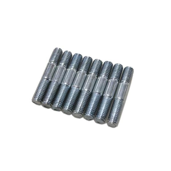 スタッドボルト 8mm×48mm M8 P1.25 8本 マフラー交換用 : あかるストア