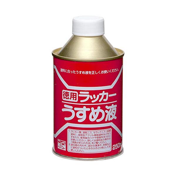 透明/250ml/HPH011250・Size:250ml・パッケージ個数:1・容量L:0.25・ラッカー系塗料希釈剤・有機溶剤