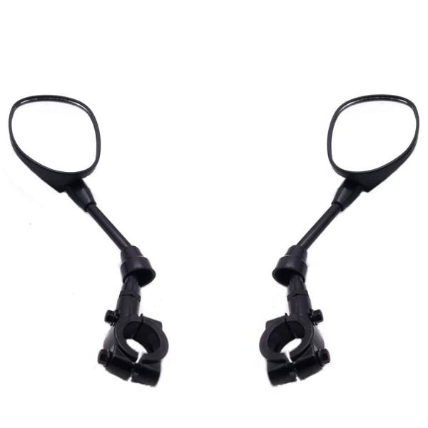 ブラック/小さい/左右1組・Model:左右1組・パッケージリスト：左右1組*自転車バックミラー。ネジ仕様 10mm 正ネジ。・広い視界ミラーとアーム間でボールジョイントなので、360°調整可能。快適な視野を自由に調整できます。また、このミ...