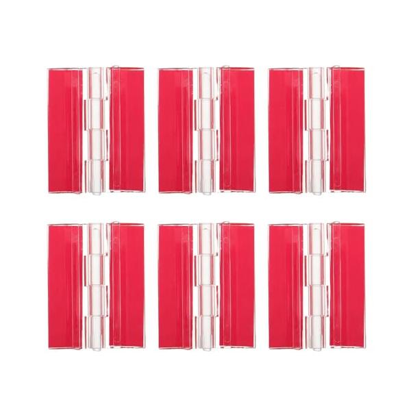 -/-/VOXILFE-HC044・サイズ長さ45mmで、幅広いボックスサイズに対応。・自着性アクリルヒンジの表面には3M粘着剤（接着剤不要）が塗布されており、粘着力が高く、剥がれにくい。・高品質の素材透明な折りたたみヒンジは、高級な衝撃ア...