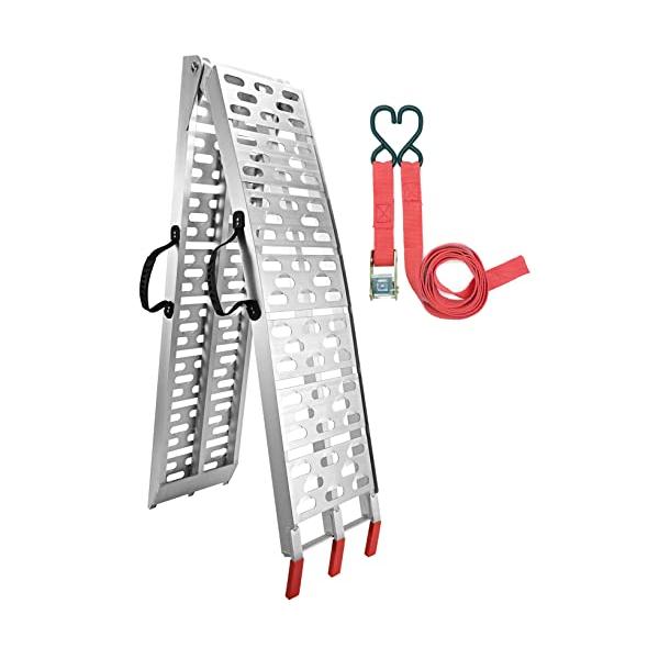 HSINMAXit アルミラダーレール 1本セット 長さ226cm 幅30.5cm 耐荷重