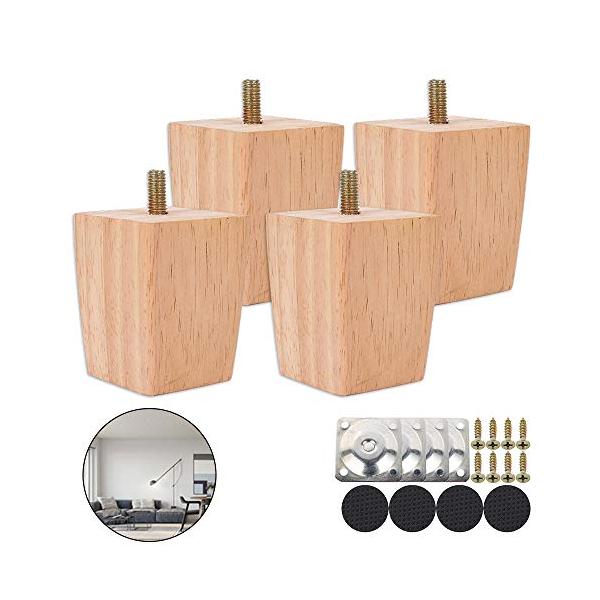 ナチュラル/6cm/-・Size:6cm・パッケージ個数:1・*家具の脚は、古い家具の脚を交換したり、家具のスタイルを変えたりするために使用される、さまざまなDIY家具に適しています。・*無垢材の家具の脚丈夫で、耐久性があり、環境にやさしく...