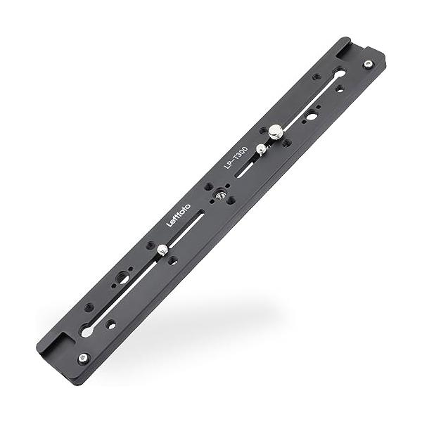 LEFTFOTO 300mmアリ溝スライドレール、アルカスイスタイプクイック