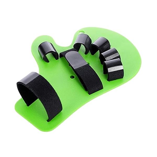 グリーン/-/-・パッケージ個数:1・手指のストレッチに最適手首と指関節を伸ばしたまま固定できるストレッチボードです。・指の一本一本を面ファスナーで固定することができ、リハビリトレーニングに最適です。・運動後の手の筋肉をリラックスさせたい方...