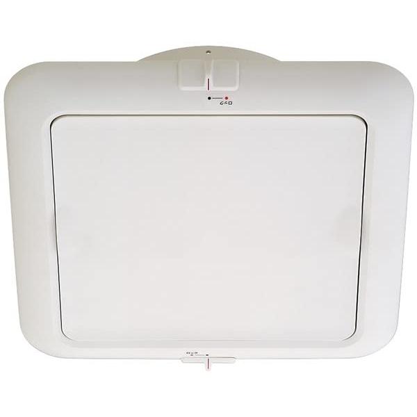 ユニックス 室内用製品 差圧式給気口 天井取付用 PDK150BWF 角型フラット サランネットフィルター