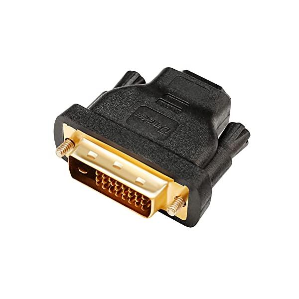 他サイト： DTECH 双方向伝送 HDMI DVI-D 変換 アダプター HDMI メス to DVI 24+1 オス コンバーター HDMI DVI 変の商品画像