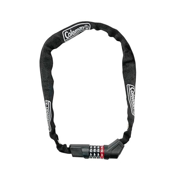 他サイト： コールマンColeman 自転車用 サイクルロック カギ 4桁 ダイヤル チェーンロック スリーブ入りの商品画像