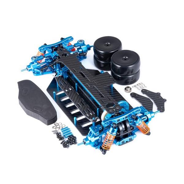 TRZX 合金とカーボン RC シャーシ シャフト ドライブ ツーリングカー