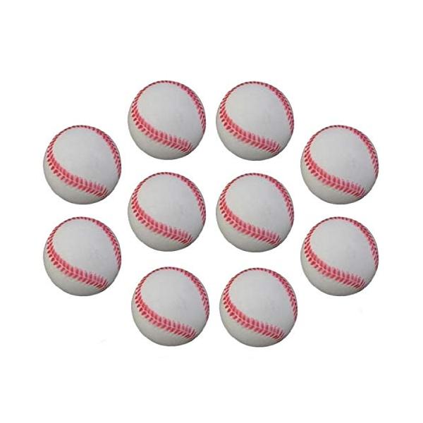 他サイト： KINOKINO 野球 練習 ウレタン ボール 直径 約 7cm ホワイト 10球 セットの商品画像