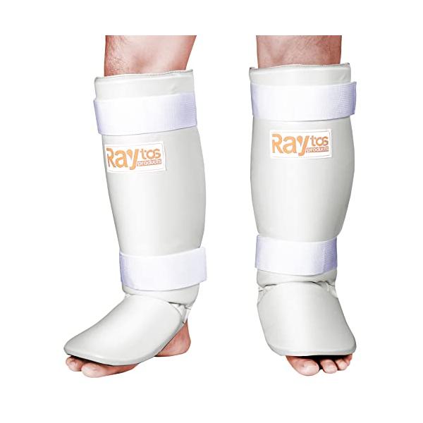 ホワイト/L/-・Color:ホワイト・????-Raytosベーシックレッグガードは10年あまりの制作経験を持つ熟練の職人によって作られ、価格を抑えつつ品質を追求したコスパの高い商品です・????-衝撃吸収力に優れた3層構造のクッションで...