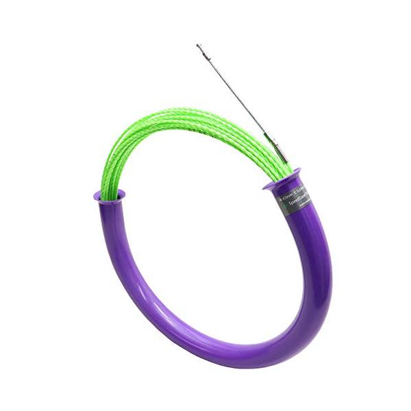 他サイト： SPEED STEEL MFT スピードスチール 速攻通線? 20m Φ4.0 グリーン 配線通し 通線ワイヤー 長さがわかる メジャー機能付きの商品画像