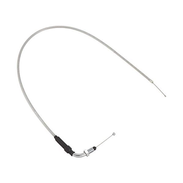 他サイト： キタコKITACO スロットルケーブルノーマルレバー&amp;ホルダー専用 100MMロング/ステンメッシュ モンキーMONKEY/ゴリラ 905-10の商品画像