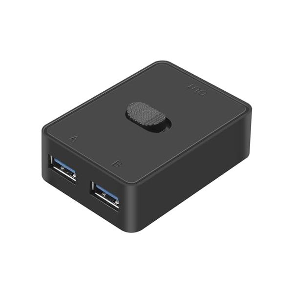 USBスイッチ3.0 KVMスイッチ、1台のUSBデバイスを2台のコンピュータ間で、または1台のコンピュータを2台のUSBデバイス間で共有可能です。・双方向USBスイッチは、最大5Gb/秒の超高速USB 3.0データ転送レートをサポートし、...