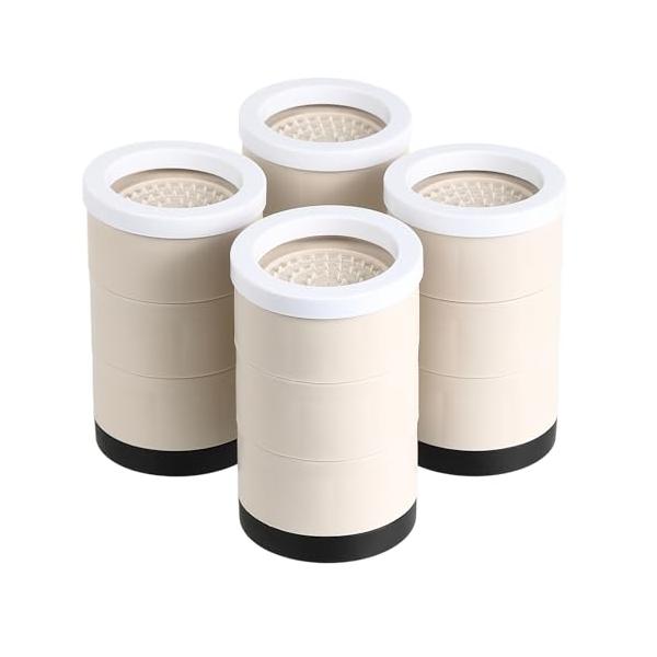 アイボリー/高さ12.5cm3段/AL-004・Size:高さ12.5cm3段Color:アイボリー・2段階の 高さ調整 スタッキングが可能な2段のブロックタイプで、家具や用途に合わせて 調整 ができ、理想の高さを見つけられる 継ぎ足し で...