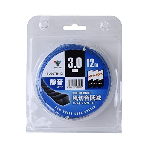 他サイト： 山善 ナイロンカッター 静音コード 草刈用 太さ3.0mm/コード12m 替刃 草刈り機 刈払い機 SU30TB-12の商品画像