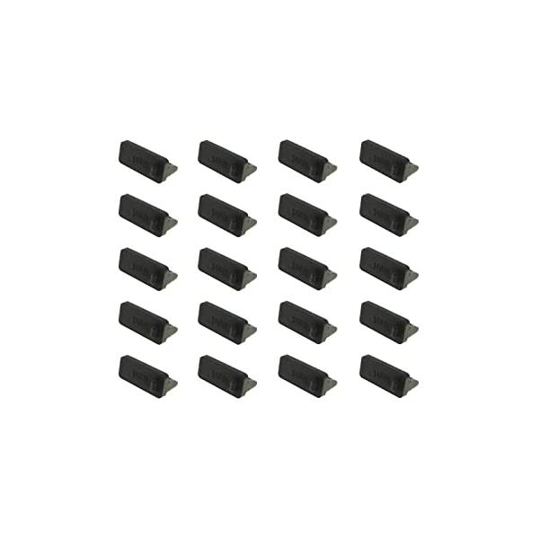 他サイト： monofive USBポートコネクタ防塵保護カバー・キャップ（20個入り）シリコンタイプ MF-USB-C20Bの商品画像