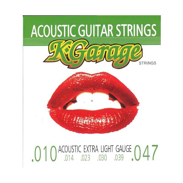 他サイト： K-GARAGE アコギ弦 A/G 010-047 エクストラライトゲージの商品画像