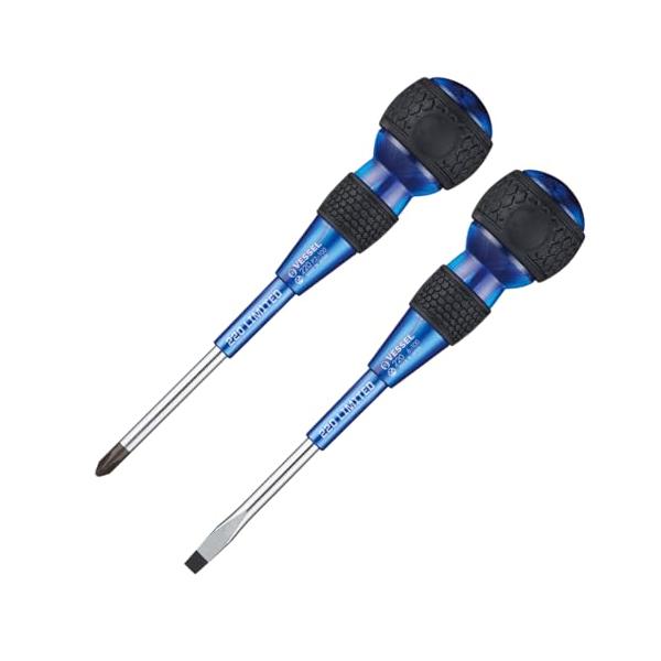VESSELベッセル プレミアムカラー ボールグリップドライバー ブルー 220-2PS-PBL