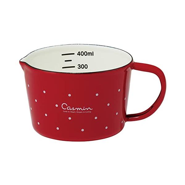 レッド/450ml/ENMC5-A・パッケージ個数:1・サイズ：幅14.5×奥行10×高さ7.1cm・素材・材質:本体/ホーロー鋼板、内面・外面・底面/ホーロー・容量:450ml