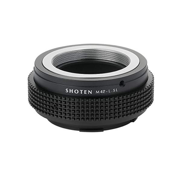 ブラック/M42マウント/-・Size:M42マウントColor:ブラック・パッケージ個数:1・SHOTEN マウントアダプター M42-LSL M42マウントレンズ → ライカSL.Lマウント変換・対応レンズマウント: M42マウント・対...