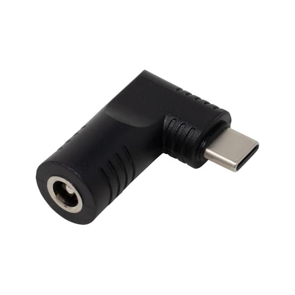 他サイト： アイネックス USB-C電源変換アダプタ PD65W対応 5.5mm×2.5mm用 DCC-5525の商品画像