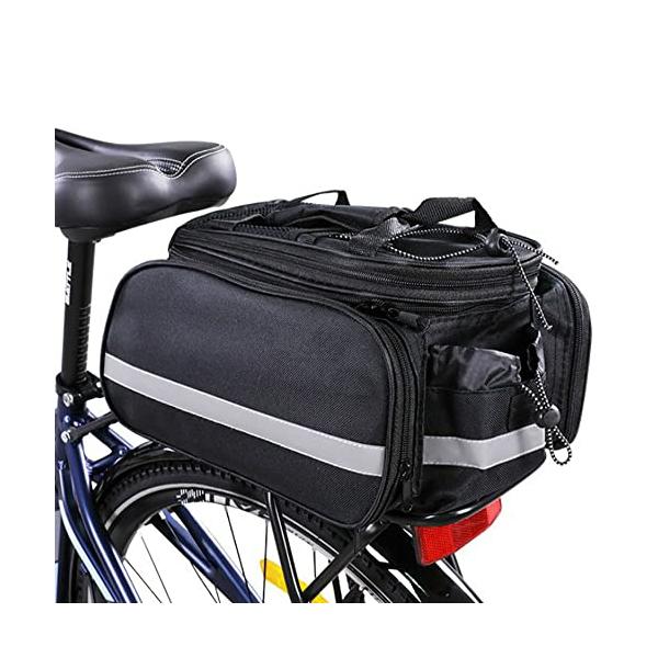 自転車サイドバッグBlack/-/ON0016・拡張可能な容量自転車サイドバッグは25Lの最大容量に拡張することができ、必需品をすべて収納できて、数日宿泊や小旅行や長距離ライディングにに大活躍です。拡張前の容量は10Lで、通勤通学など普段使...