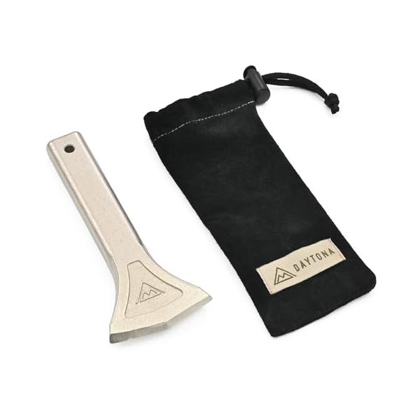 アウトドアシルバー/150mm/39610・パッケージ個数:1・少ない荷物でも薪割りが楽しめる簡易薪割り道具・高強度によりハンマーで叩いて薪割り可能・刃先の特殊な形状により力を一点に集中させ、少ない力で薪割りが可能・力が真っ直ぐ掛けられ薪割...