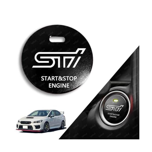 スバル STI スタートボタンカバー スイッチカバー エンジン スタートカバー レヴォーグ レガシィ フォレスター インプレッサスポーツ XV