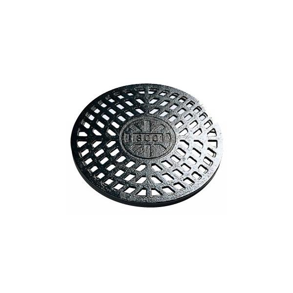 マンホール 鋳鉄製雨水格子蓋 耐圧2ｔ 250型直径278mm F250K穴あり） アロン化成