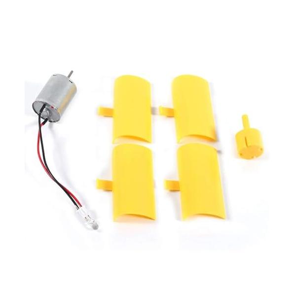 TVETE F5LED垂直風力タービン発電機 100?6000RPM実験用風力発電機 モータブレード 小型モーター DIYキット 物理的発電原理