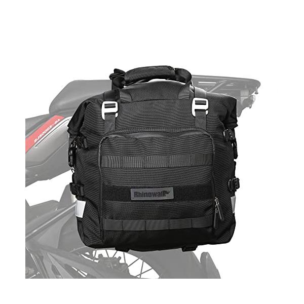 Rhinowalk バイク用サイドバッグ 防水 20L大容量 オフロード