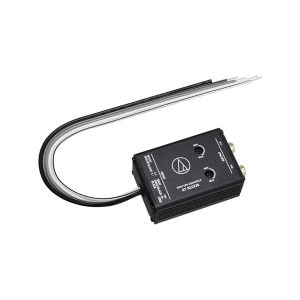 他サイト： オーディオテクニカ AT-HLC230 ハイローコンバーター スピーカーライン変換 ゲインコントロール機能 RCA メタルボディ 小型 20AWの商品画像