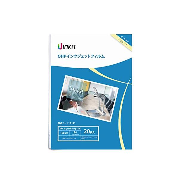 透明/インクジェット用A4_20枚入/-・Size:インクジェット用A4_20枚入・パッケージ個数:1・サイズ：A4　枚数：20枚　用紙寸法：297×210mm　厚さ：100um・インクジェットプリンター専用　速乾・透明PET材質　プレゼン...
