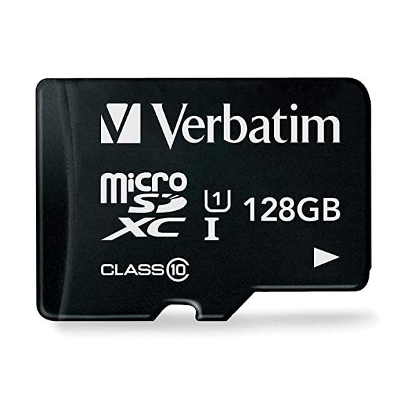 他サイト： バーベイタム Verbatim microSD 128GB 最大90MB/s UHS-1 U1 class10 アイ・オー・データ機器による安心の商品画像